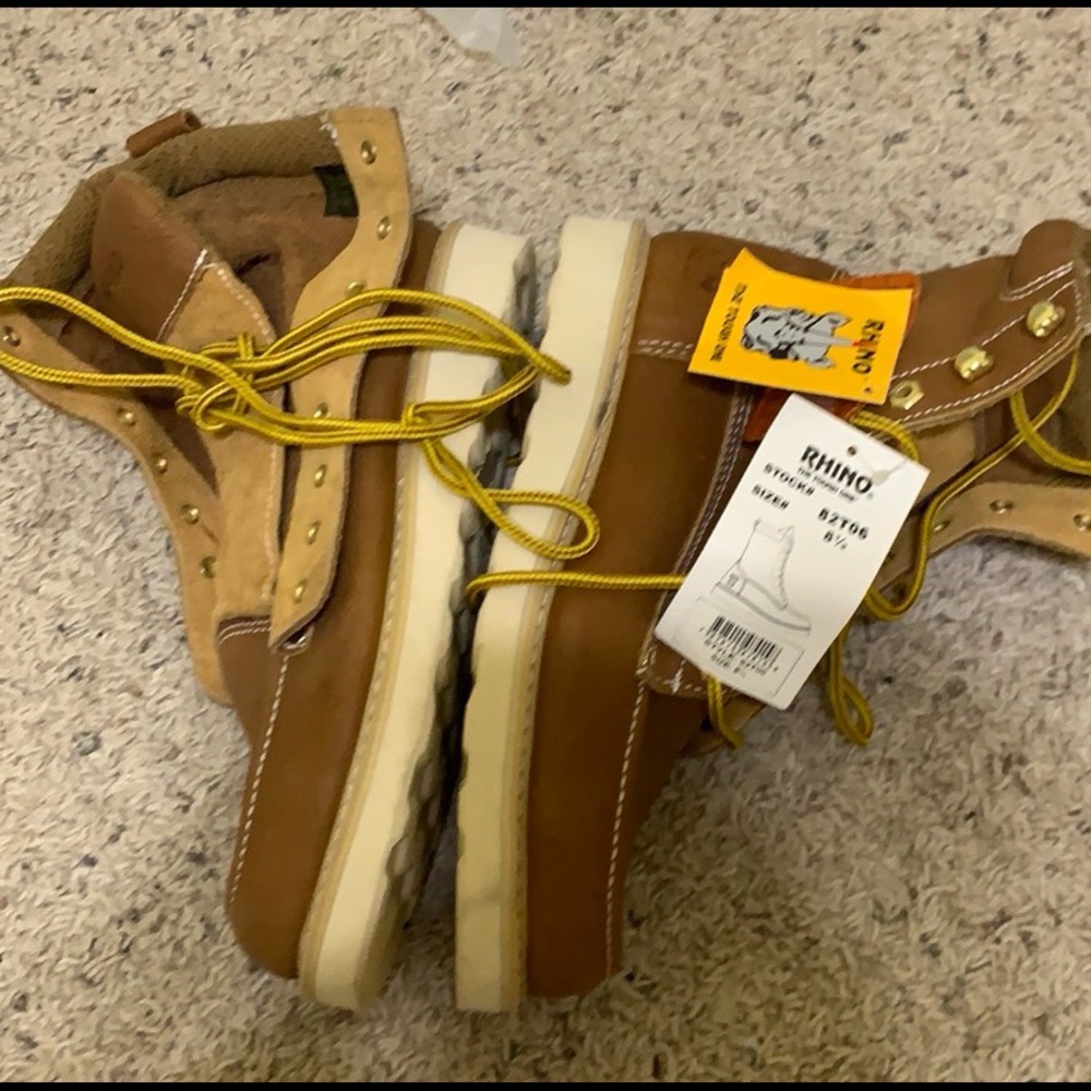 Premier leather work boots
